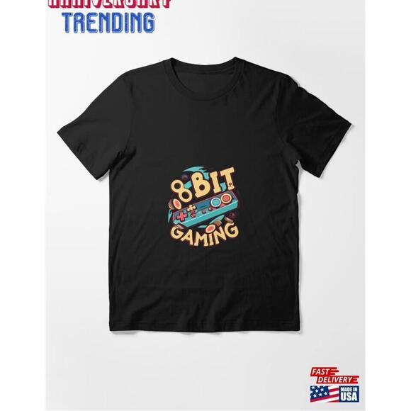 Other - 8 Bit Gaming Retro Classic Essential Tshirt